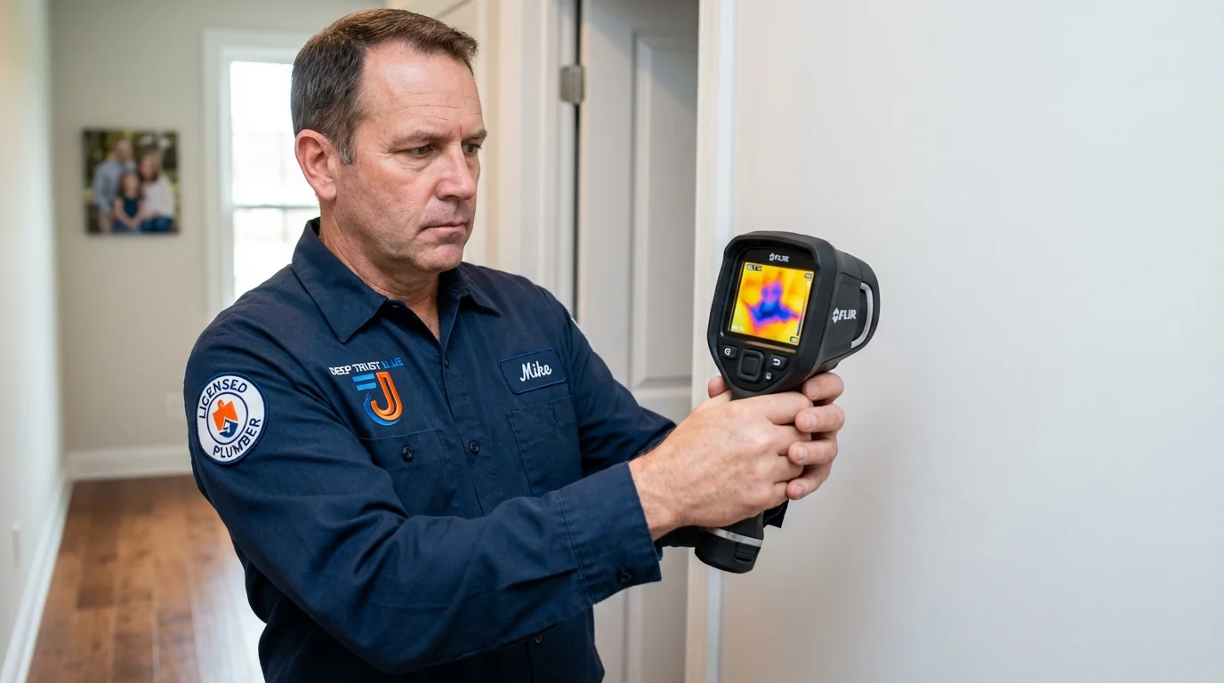 Thermal imaging leak detection by Johns Plumbing LLC in Glendive